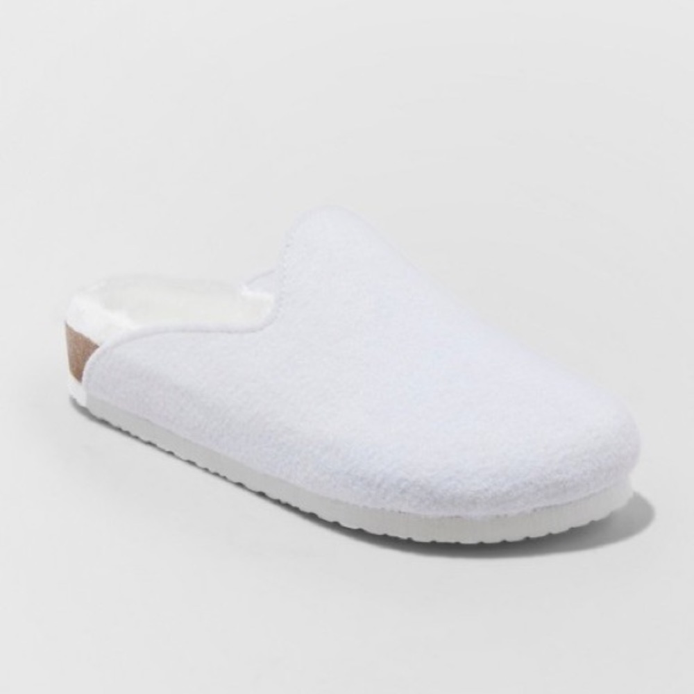 Stars Above Dezo‎ Indoor/Outdoor Slippers White New